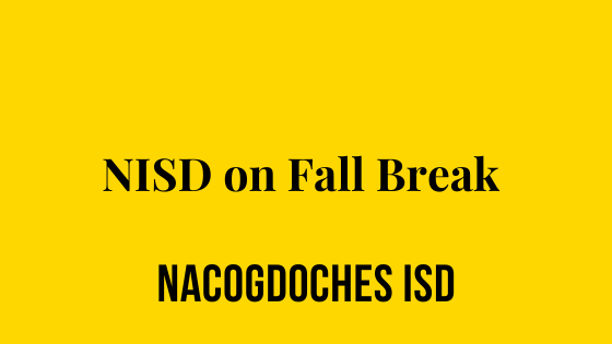 NISD fall break