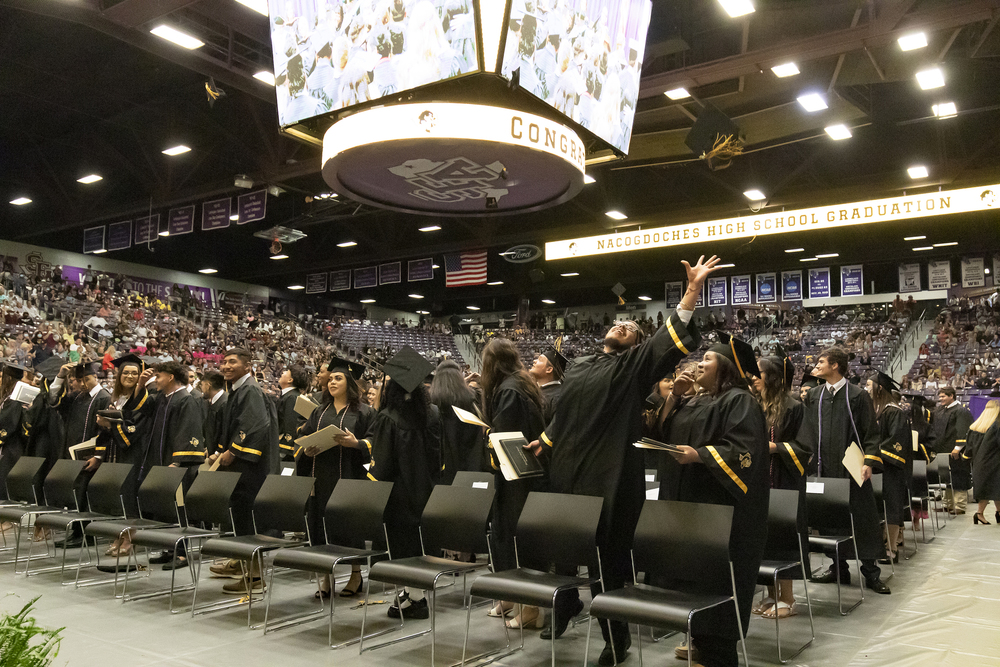 Graduates celebrating in 2021