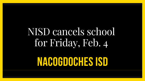 No school for NISD on Friday, Feb. 4