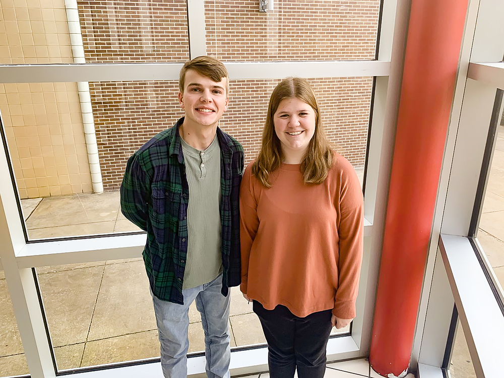 Aidan Finnerud and Audrey Bray