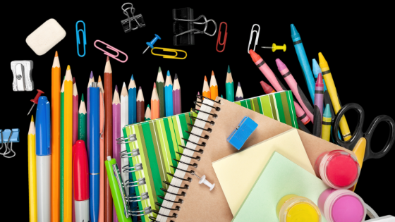 Photo of school supplies