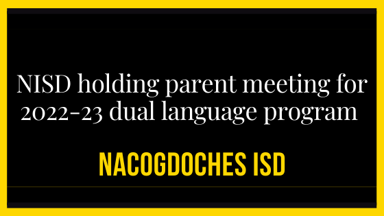 Parent meeting set for two-way dual language program