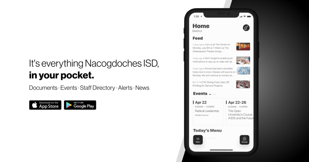 It's everyone Nacogdoches ISD, in your pocket