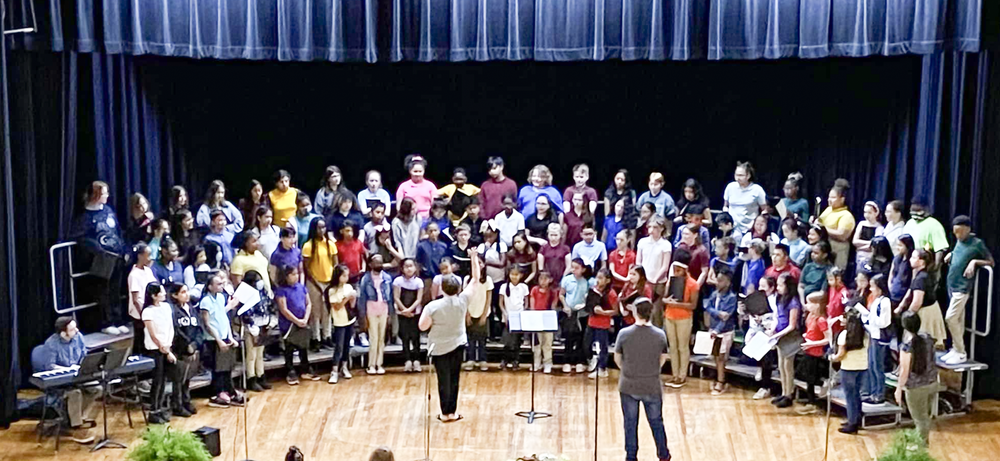 NISD Elementary Honors Choir in 2022
