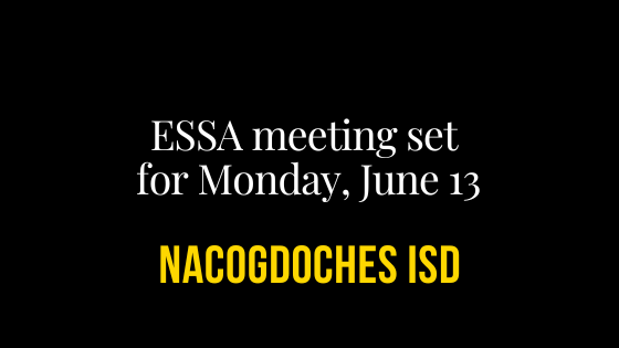 ESSA meeting set for Monday, June 13