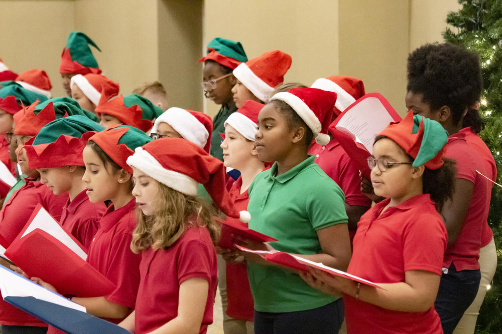 Raguet Elementary students sings at Rotary Club Dec. 14, 2022