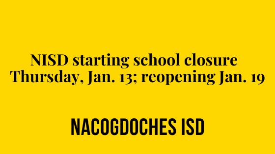 COVID forces NISD school closure starting Thursday