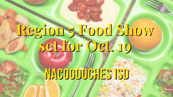 regions 5 food show poster 