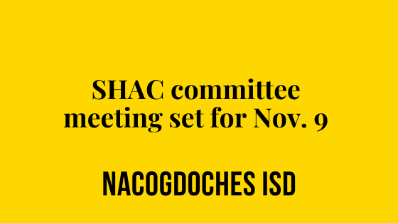 SHAC committee meeting