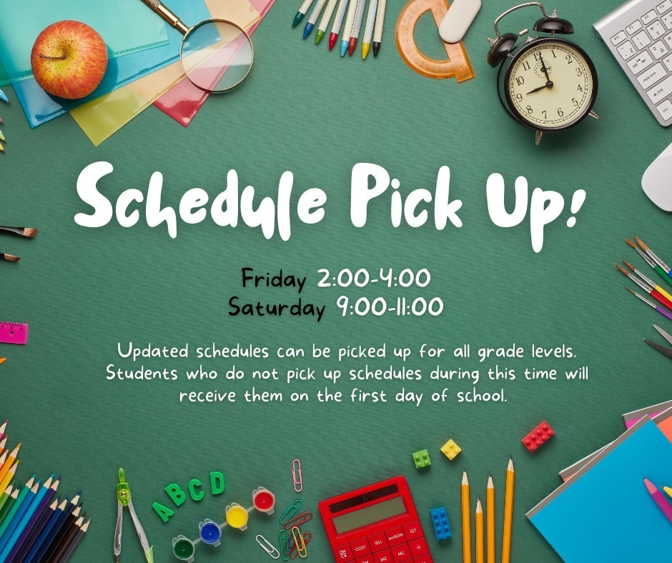 Schedules Pick-Up Times