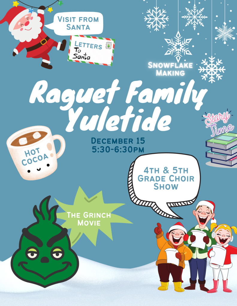 Raguet Family Yuletide flyer