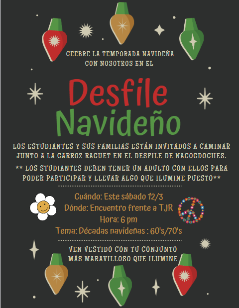 Christmas Parade Flyer (spanish)